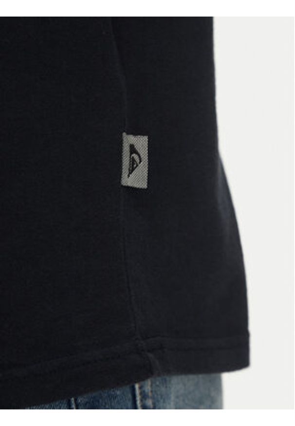 Quiksilver T-Shirt EQYZT08033 Czarny Regular Fit. Kolor: czarny. Materiał: bawełna