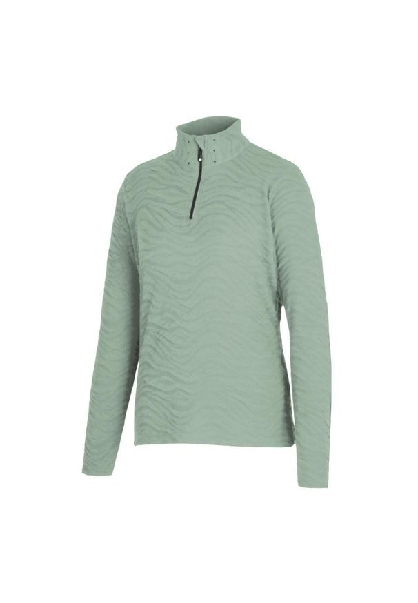 DARE 2B - Bluza damska z suwakiem 1/4 Glamourize III Dare 2b. Kolor: zielony. Materiał: dzianina, żakard. Sezon: zima. Sport: narciarstwo