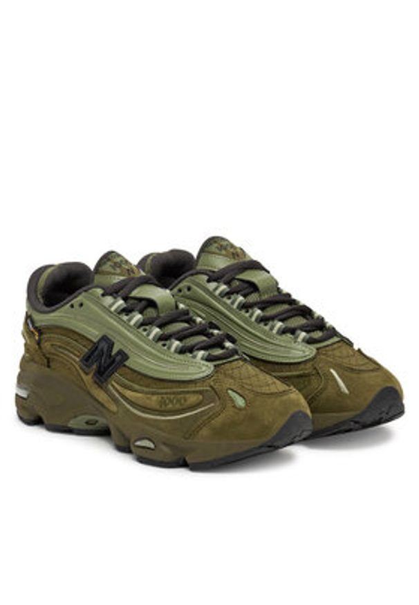 New Balance Sneakersy M1000NBU Zielony. Kolor: zielony. Materiał: zamsz, skóra