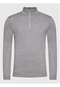 Selected Homme Sweter Berg 16074687 Szary Regular Fit. Kolor: szary. Materiał: bawełna #2