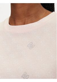 Guess T-Shirt V5GI16 I3Z14 Różowy Regular Fit. Kolor: różowy. Materiał: bawełna #5