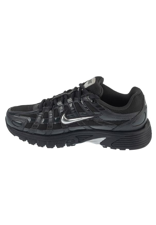 Nike - Buty sportowe Sneakersy damskie, W P-6000. Kolor: czarny. Sport: turystyka piesza