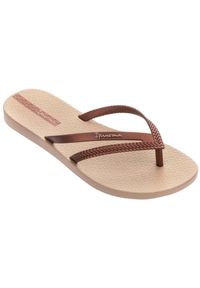 Japonki plażowe damskie Ipanema Bossa Fem. Okazja: na plażę. Kolor: beżowy. Styl: sportowy #2