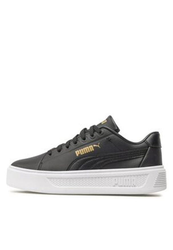 Puma Sneakersy Smash Platform V3 Sleek 389401 02 Czarny. Kolor: czarny. Materiał: skóra. Obcas: na platformie