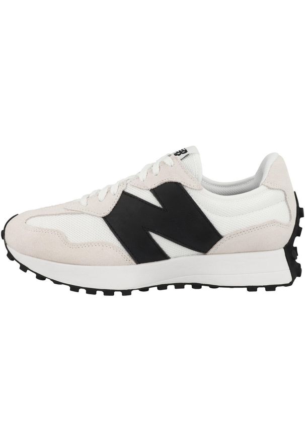 Buty do chodzenia męskie New Balance 327. Okazja: na co dzień. Kolor: biały, wielokolorowy, czarny. Materiał: skóra. Sport: turystyka piesza