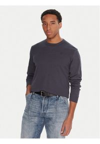 G-Star RAW - G-Star Raw Longsleeve Nifous D25076-D976 Granatowy Regular Fit. Kolor: niebieski. Materiał: bawełna. Długość rękawa: długi rękaw #1