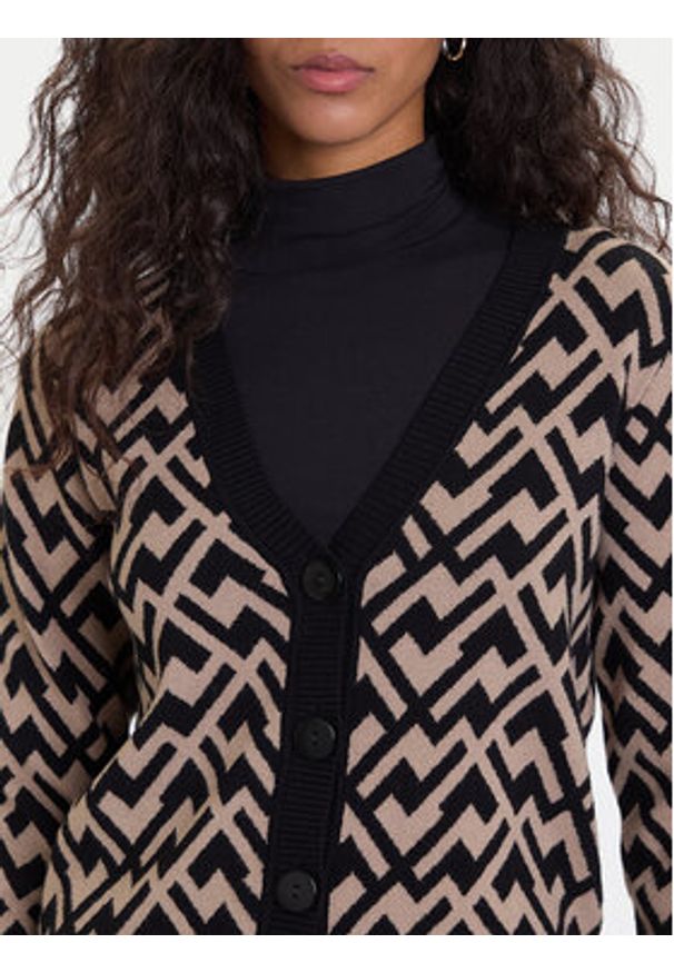 Vero Moda Kardigan Aria 10314507 Czarny Regular Fit. Kolor: czarny. Materiał: syntetyk