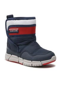 Śniegowce Geox - J Flexyper B.B Abx F J269XF 0FU50 C0735 S Navy/Red. Kolor: niebieski. Materiał: skóra, materiał. Szerokość cholewki: normalna #1