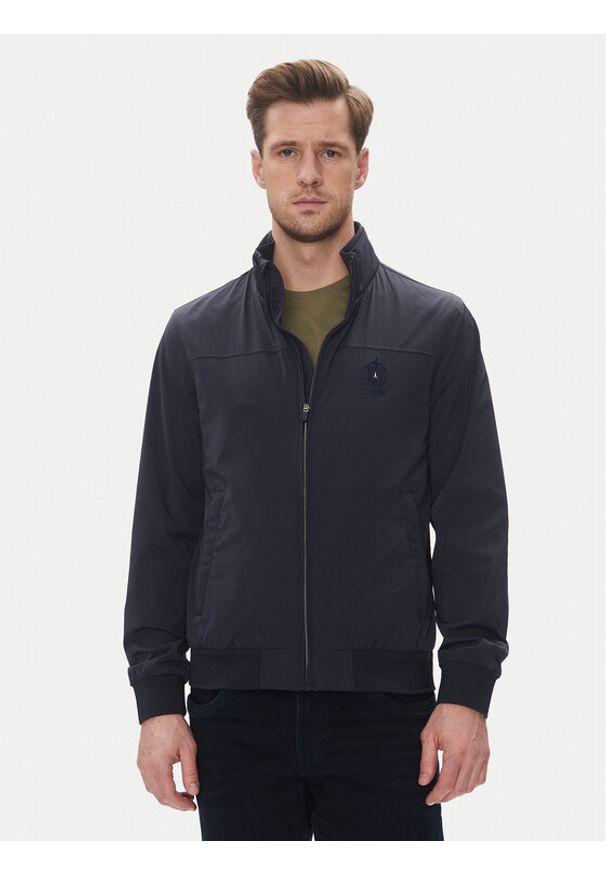 Aeronautica Militare Kurtka bomber 251AB2210CT3264 Granatowy Regular Fit. Kolor: niebieski. Materiał: syntetyk