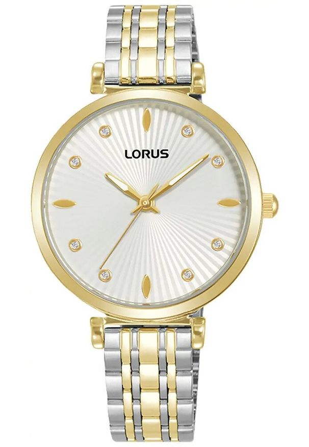 Zegarek Lorus Zegarek damski Lorus RG262XX9 CYRKONIE srebrny. Kolor: srebrny