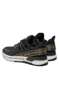 Versace Jeans Couture Sneakersy 76VA3SA8 Czarny. Kolor: czarny. Materiał: materiał