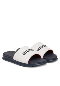 TOMMY HILFIGER - Tommy Hilfiger Klapki Dual Density Hilfiger Pool Slide FM0FM05797 Biały. Kolor: biały. Materiał: syntetyk #2