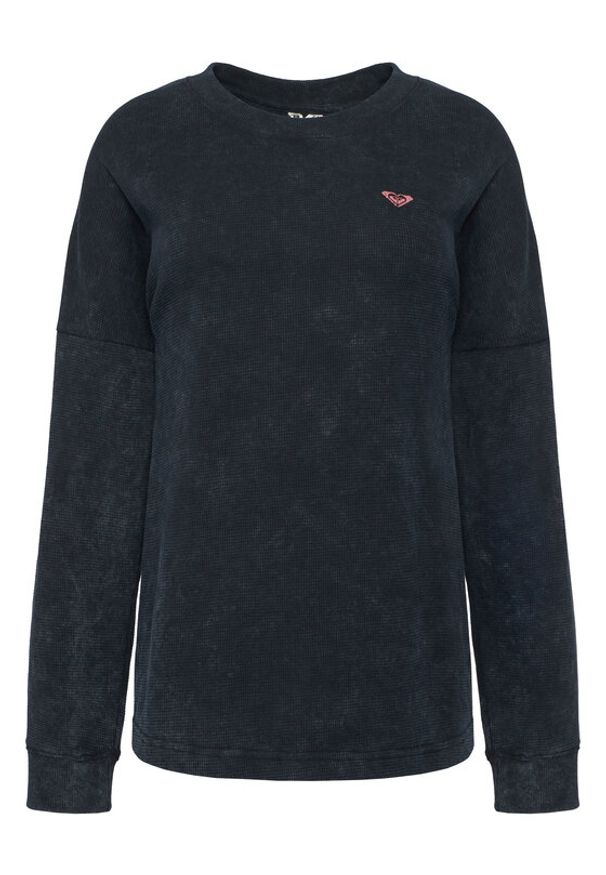 Roxy Bluzka Eastside Midweight ERJKT04381 Czarny Boxy Fit. Kolor: czarny. Materiał: syntetyk