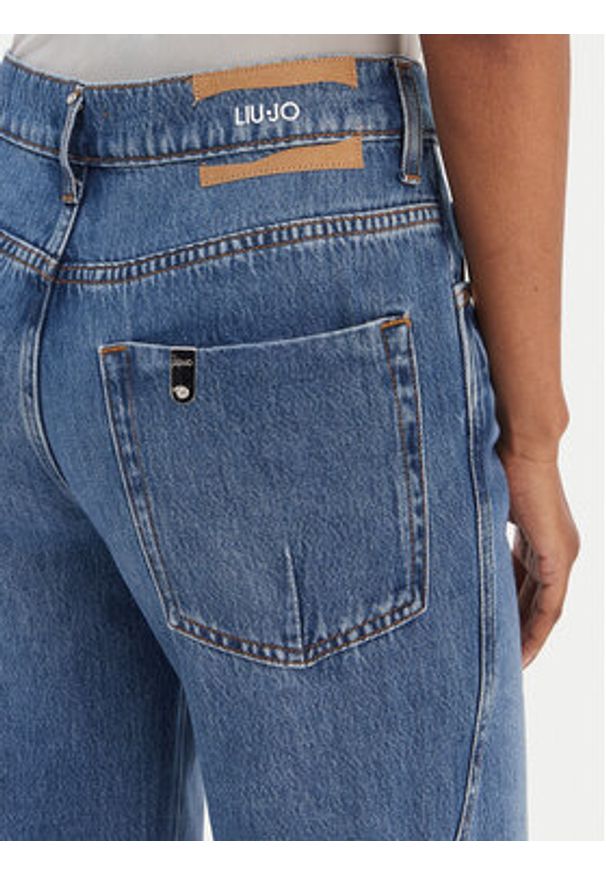 Liu Jo Jeansy UA6218 D0319 Niebieski Wide Leg. Kolor: niebieski