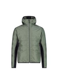 Kurtka z kapturem CMP. Typ kołnierza: kaptur. Kolor: zielony. Materiał: puch. Sezon: zima. Sport: narciarstwo #1