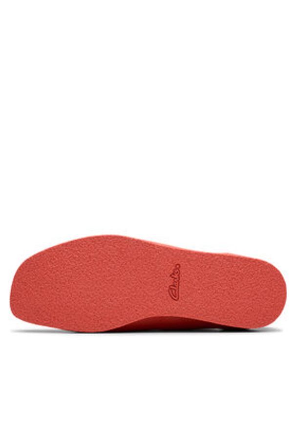 Clarks Półbuty WallabeeEVOSh 26181403 Koralowy. Kolor: pomarańczowy. Materiał: skóra