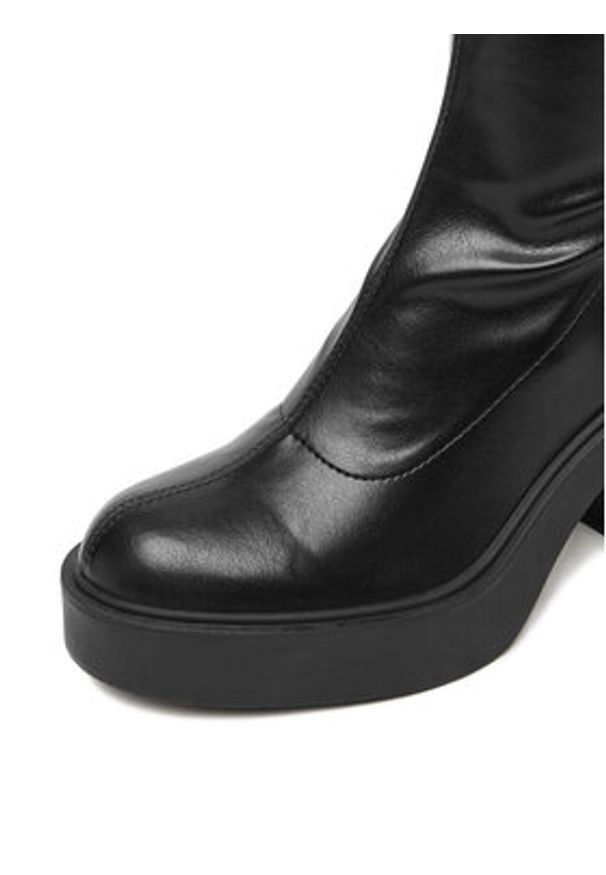 DeeZee Kozaki 9529A Czarny. Kolor: czarny. Materiał: materiał, syntetyk