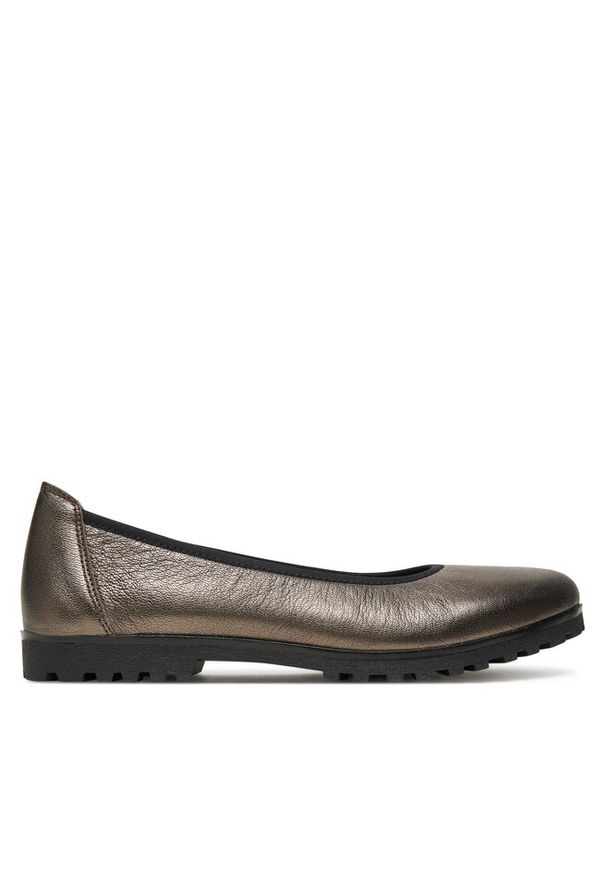 Baleriny Caprice. Kolor: złoty