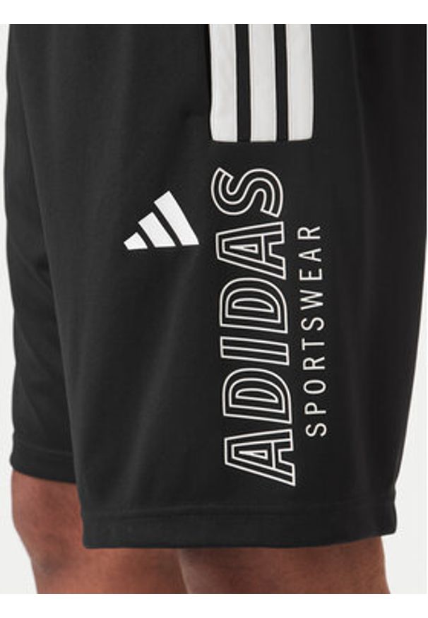 Adidas - adidas Szorty sportowe Tiro Wordmark JC9409 Czarny Regular Fit. Kolor: czarny. Materiał: syntetyk. Styl: sportowy