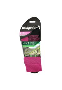 BRIDGEDALE - Skarpety do trekkingu damskie Bridgedale HIKE LW END BO ORI LD. Kolor: fioletowy. Sport: turystyka piesza