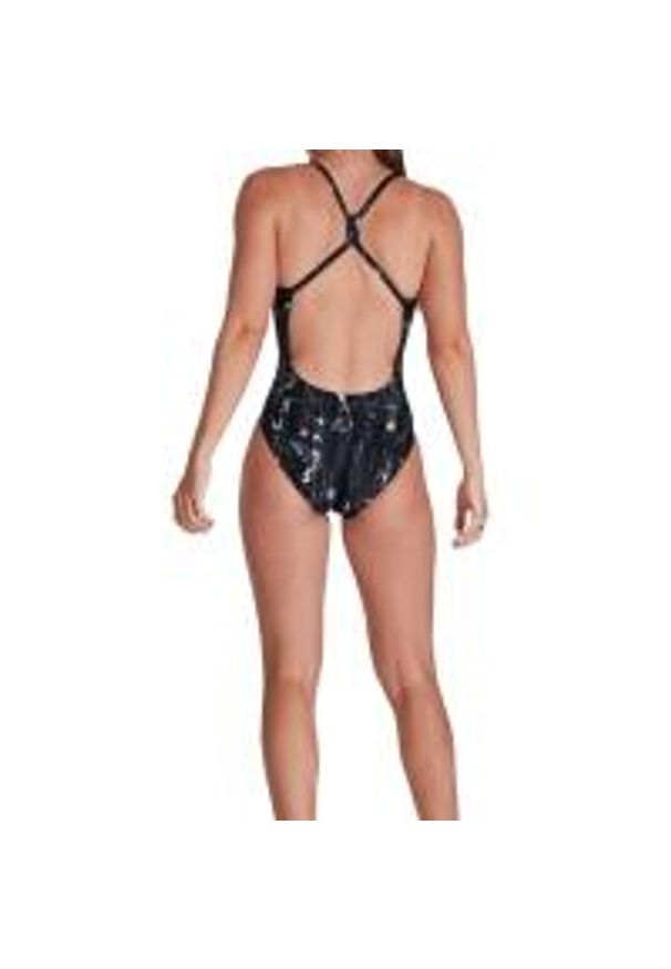 Strój Kąpielowy Speedo Rippleback – Czarno-biały – Rozmiar 42. Kolor: czarny