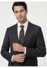 Krawat Męski - Angelo di Monti - Zielony, Duży Wzór Paisley. Kolor: zielony. Materiał: tkanina. Wzór: paisley. Styl: elegancki, wizytowy #3