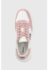 GANT - Gant buty Yinsy 24531733.G268 kolor różowy. Nosek buta: okrągły. Zapięcie: sznurówki. Kolor: różowy. Materiał: guma. Obcas: na platformie #3