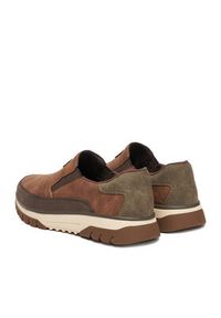 Rieker Półbuty B9350-24 Brązowy. Kolor: brązowy. Materiał: materiał, skóra #3
