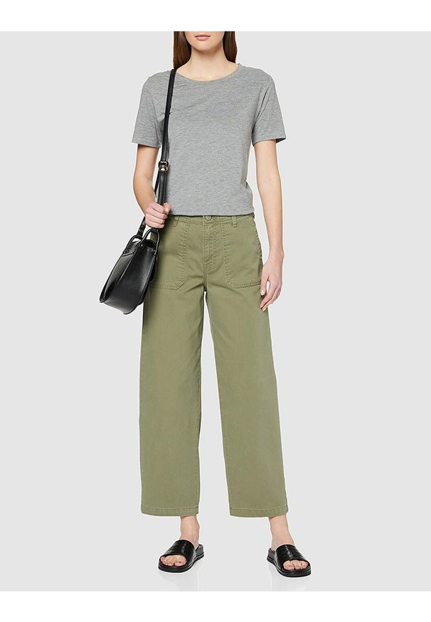 Lee - SPODNIE DAMSKIE LEE WIDE LEG LICHEN GREEN L31ULD82 112107306