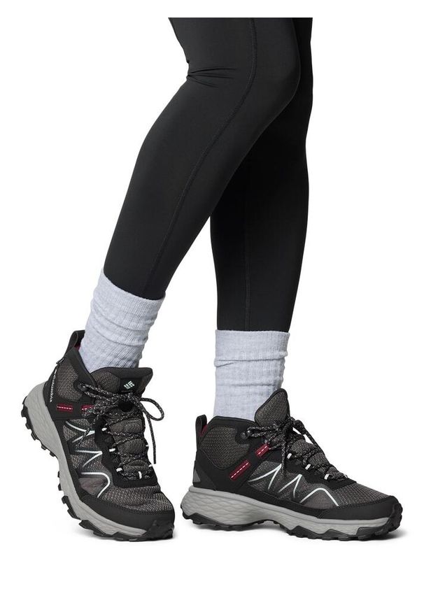 columbia - Buty turystyczne damskie Columbia Peakfreak Rush Mid Outdry. Kolor: czarny. Styl: sportowy