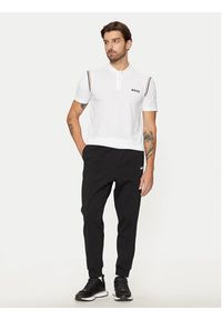 BOSS - Boss T-Shirt Pariq 50534347 Biały Slim Fit. Kolor: biały. Materiał: syntetyk #3