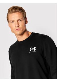Under Armour Bluza Ua Rival Terry 1370404 Czarny Relaxed Fit. Kolor: czarny. Materiał: bawełna #3