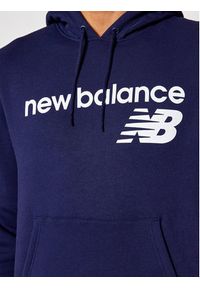 New Balance Bluza C C F Hoodie MT03910 Granatowy Relaxed Fit. Kolor: niebieski. Materiał: bawełna #3