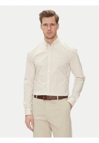 BOSS Koszula H-Roan-Bd-E-C1-243 50520285 Beżowy Slim Fit. Kolor: beżowy. Materiał: bawełna #1
