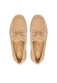 Clarks Półbuty Torhill Boat 26186301 Beżowy. Kolor: beżowy. Materiał: zamsz, skóra #3