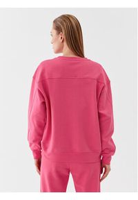 Pinko Bluza Maglia 101831 A162 Różowy Relaxed Fit. Kolor: różowy. Materiał: bawełna