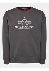 Alpha Industries Bluza Basic 118302 Szary Regular Fit. Kolor: szary. Materiał: bawełna