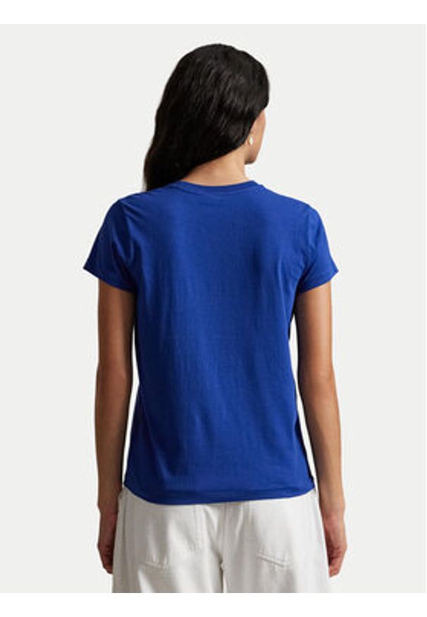 Polo Ralph Lauren T-Shirt 211B14605007 Niebieski Classic Fit. Typ kołnierza: polo. Kolor: niebieski. Materiał: bawełna