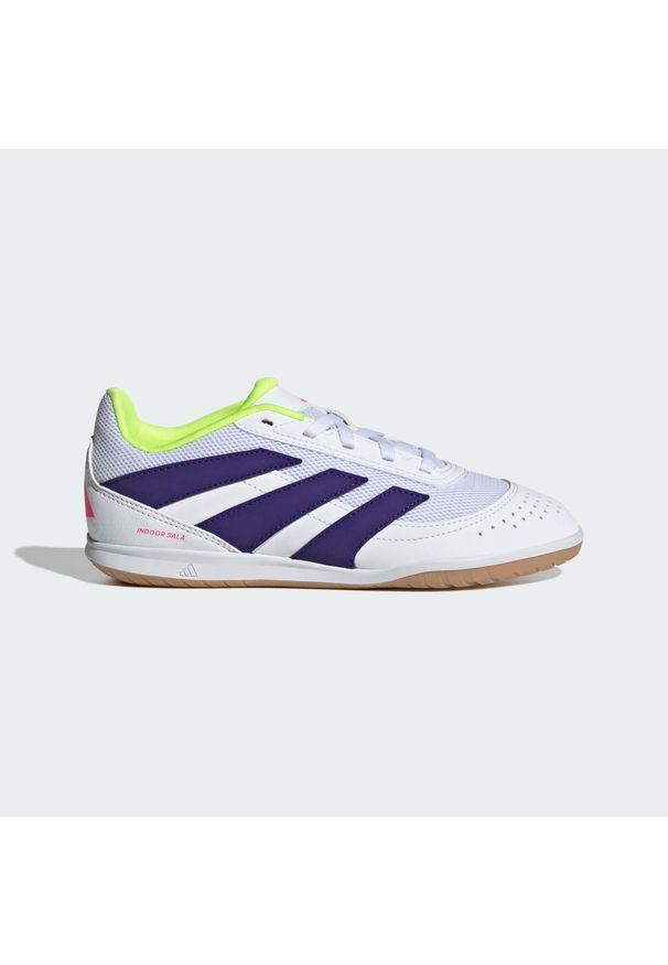Adidas - Buty Predator Club Sala IN Kids. Kolor: fioletowy, biały, wielokolorowy, żółty. Materiał: materiał. Sport: piłka nożna