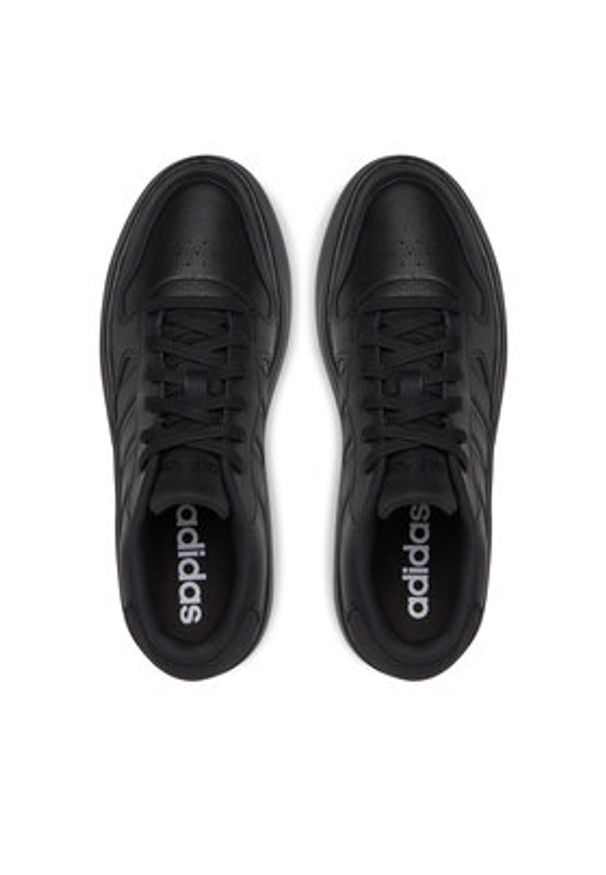 Adidas - adidas Sneakersy Litecourt JI2167 Czarny. Kolor: czarny. Materiał: skóra