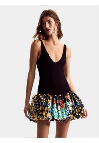 Desigual Sukienka koktajlowa Sparckler Lacroix 26SWVK11 Czarny Slim Fit. Kolor: czarny. Materiał: bawełna. Styl: wizytowy #1