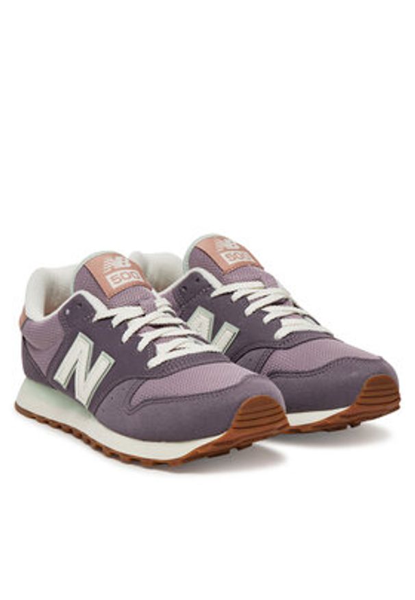 New Balance Sneakersy GW500BPN Fioletowy. Kolor: fioletowy. Materiał: zamsz, skóra