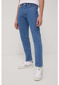 Jack & Jones jeansy Chris męskie. Kolor: niebieski