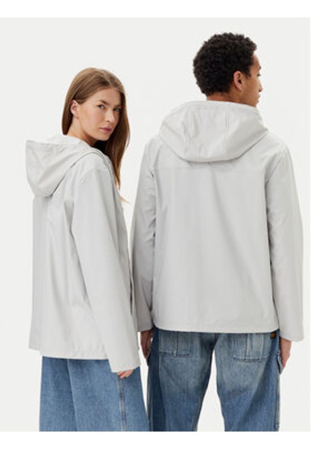 Hunter Kurtka przeciwdeszczowa Izzy Unisex HARU0012251 Szary Regular Fit. Kolor: szary. Materiał: syntetyk