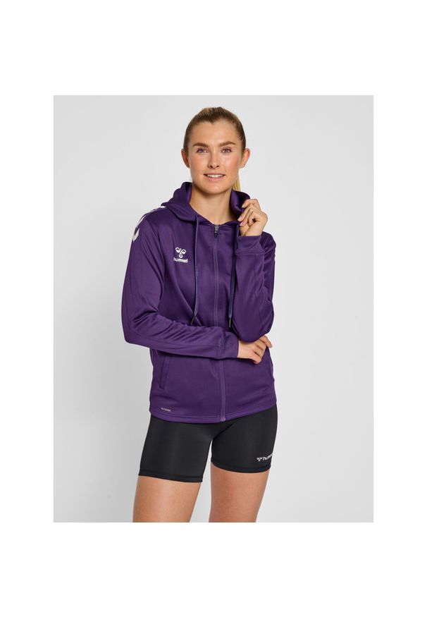 Bluza fitness damska Hummel hmlCore. Kolor: niebieski, wielokolorowy, biały. Sport: fitness