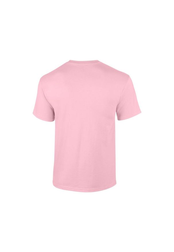 GILDAN - Ultra Bawełniana Koszulka Unisex Dla Dorosłych. Kolor: różowy. Materiał: bawełna