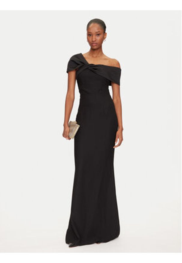 Marciano Guess Sukienka wieczorowa 5GGK11 7300A Czarny Slim Fit. Kolor: czarny. Materiał: syntetyk. Styl: wizytowy