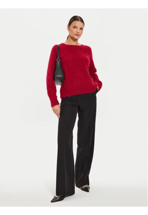 Kontatto Sweter 3M0229 AI253M10 Czerwony Relaxed Fit. Kolor: czerwony. Materiał: syntetyk