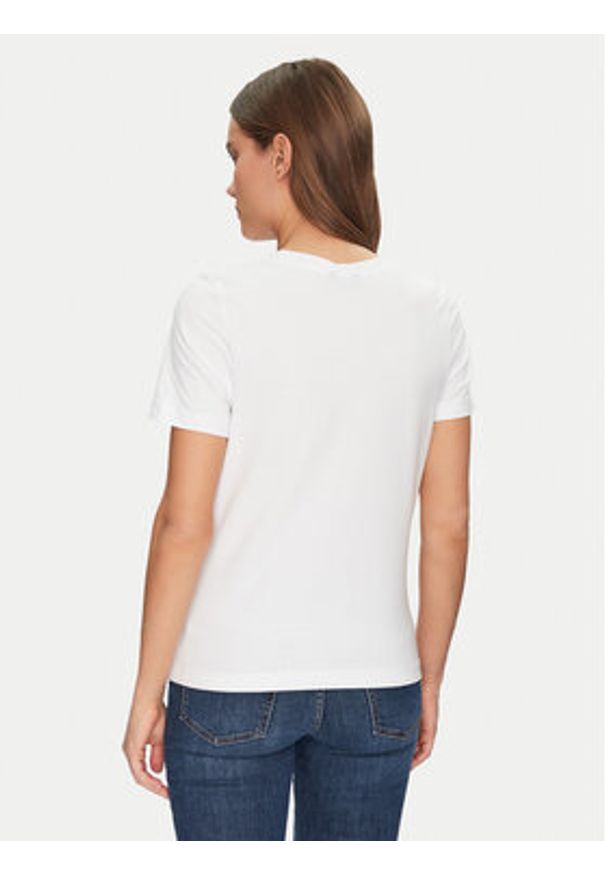 Marciano Guess T-Shirt 5GGI00 6008A Biały Slim Fit. Kolor: biały. Materiał: bawełna