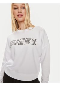 Guess Bluza Skylar V4GQ07 K8802 Biały Relaxed Fit. Kolor: biały. Materiał: syntetyk #4